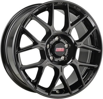 Alu kola BBS XR, 17x7.5 5x112 ET45, černá lesklá