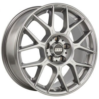 Alu kola BBS XR, 17x7.5 5x100 ET35, stříbrná