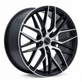Alu kola Haxer HX035, 19x8.5 5x114.3 ET40, černá matná + leštění