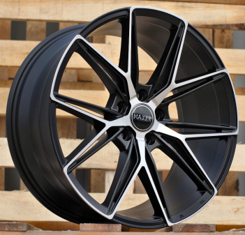Alu kola Haxer HX043, 19x8.5 5x114.3 ET40, černá matná + leštění
