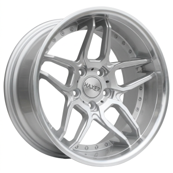 Alu kola Haxer SSA01, 18x8.5 5x120 ET20, stříbrná + leštěný límec