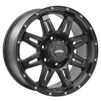 Alu kola INTER ACTION GRABBER, 17x8 6x139.7 ET25, černá matná (zátěžová)