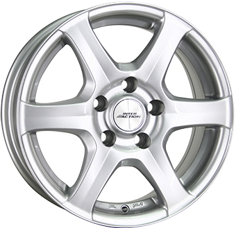 Alu kola INTER ACTION HOLIDAY, 14x6 4x100 ET30, stříbrná (zátěžová)