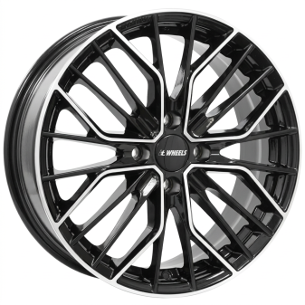 Alu kola IT WHEELS TIARA 4, 16x6.5 4x98 ET34, černá lesklá + leštění