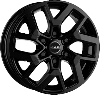 Alu kola MAK GRAVEL, 16x6.5 6x130 ET62, černá lesklá (zátěžová)