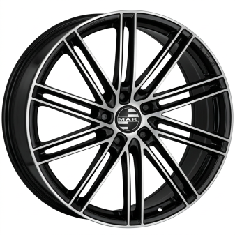 Alu kola MAK LEIPZIG, 21x9 5x130 ET29, černá lesklá + leštění (zátěžová)