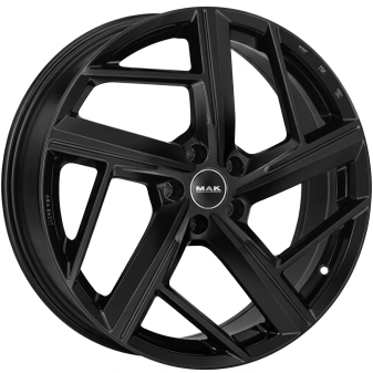 Alu kola MAK QVATTRO, 20x9 5x112 ET30, černá lesklá (zátěžová)