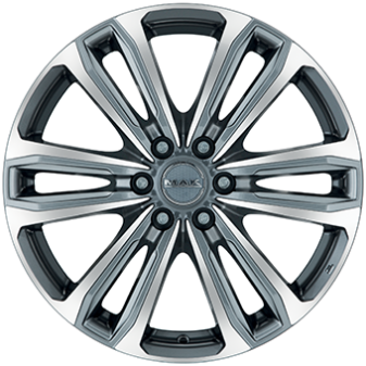 Alu kola MAK SAFARI 6, 18x7.5 6x120 ET47, šedivá + leštění (zátěžová)
