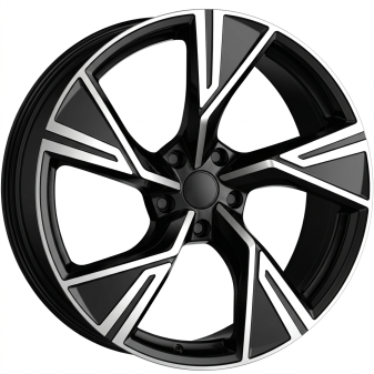 Alu kola MAK STARK, 22x10 5x112 ET32, černá lesklá + leštění (zátěžová)