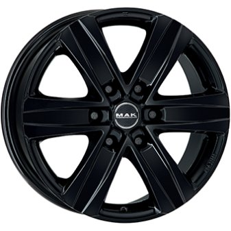 Alu kola MAK STONE 6, 18x8 6x139.7 ET30, černá lesklá (zátěžová)