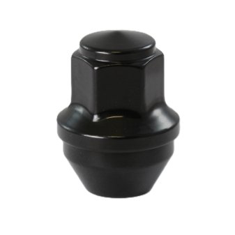 Matice na originální alu kola Ford, Tesla M14x1,5 černá, kužel, klíč 21, výška 42 mm, uzavřená