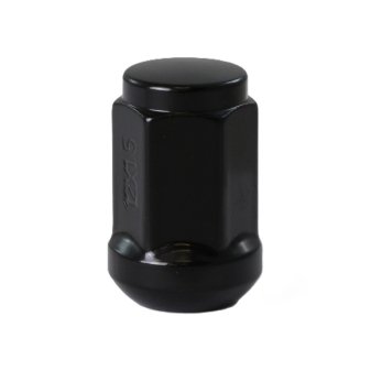 Matice na originální kola Honda M12x1,5 černá, koule R12, klíč 19, výška 35 mm, uzavřená