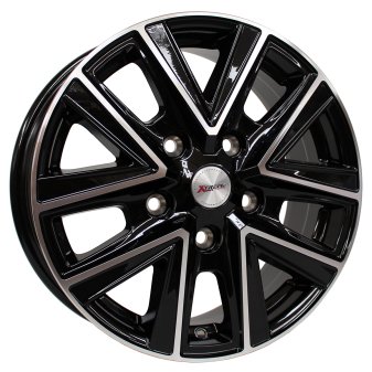 Alu kola Mille Miglia MMRX3, 17x7 5x108 ET46, černá + leštění (zátěžová)