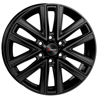 Alu kola Mille Miglia MMRX36, 17x6.5 6x120 ET50, černá lesklá (zátěžová)