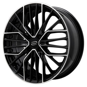 Alu kola MiM ANKY4, 17x7 4x98 ET34.5, černá + leštění