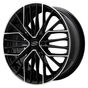 Alu kola MiM ANKY4, 16x6.5 4x98 ET34.5, černá + leštění