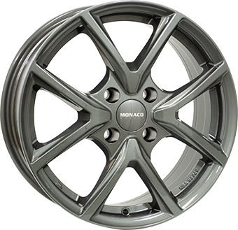 Alu kola MONACO WHEELS 2 CL2, 17x7 4x108 ET25, tmavě šedivá