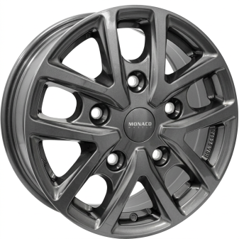 Alu kola MONACO WHEELS CL2T, 16x6.5 5x160 ET60, tmavě šedivá (zátěžová)