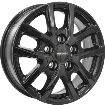 Alu kola MONACO WHEELS CL2T, 16x6.5 5x120 ET52, černá lesklá (zátěžová)