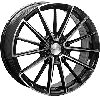 Alu kola MONACO WHEELS FF1, 20x9 5x112 ET40, černá lesklá + leštění (zátěžová)