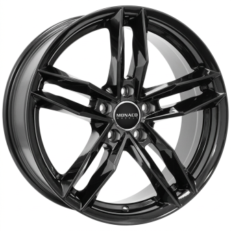 Alu kola MONACO WHEELS RR8M, 18x8 5x112 ET35, černá lesklá