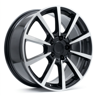 Alu kola Racing Line 1067, 20x9.5 5x130 ET45, černá + leštění (zátěžová)