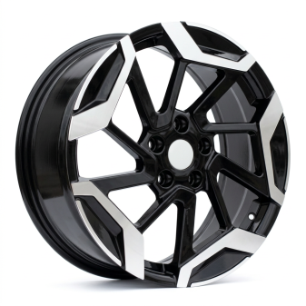 Alu kola Racing Line 3S1080, 18x7.5 5x114.3 ET45, černá + leštění
