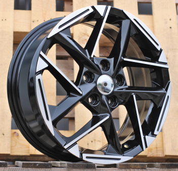 Alu kola Racing Line 3S1267, 17x7 5x114.3 ET48, černá + leštění