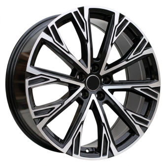 Alu kola Racing Line 3S1277, 21x8.5 5x112 ET43, černá + leštění