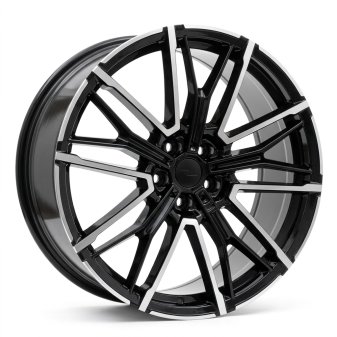 Alu kola Racing Line 3S1284, 21x9.5 5x112 ET31, černá + leštění (zátěžová)