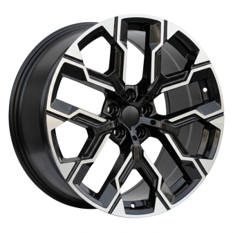 Alu kola Racing Line 3S1318, 20x10.5 5x112 ET44, černá + leštění (zátěžová)
