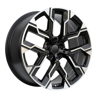 Alu kola Racing Line 3S1318, 20x9 5x112 ET24, černá + leštění (zátěžová)