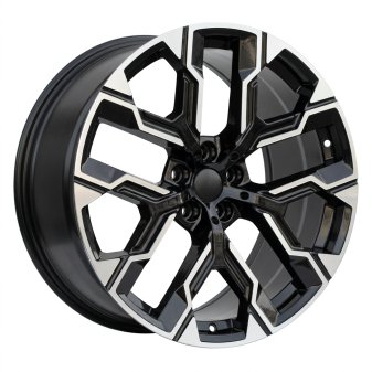Alu kola Racing Line 3S1318, 20x9 5x112 ET24, černá + leštění (zátěžová)