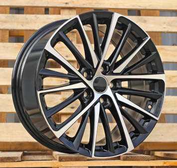 Alu kola Racing Line 3S1366, 18x8 5x114.3 ET42, černá + leštění