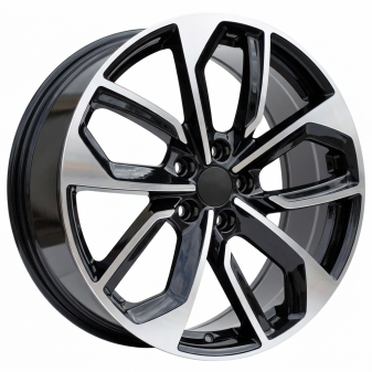 Alu kola Racing Line 3S5979, 19x8 5x112 ET39, černá + leštění