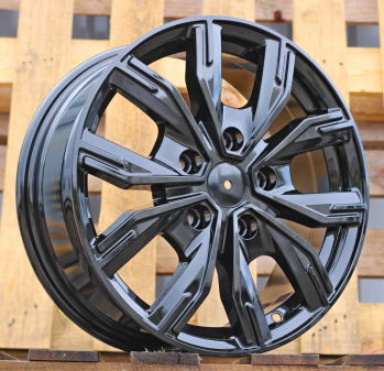 Alu kola Racing Line 6408, 16x6.5 5x160 ET56, černá lesklá (zátěžová)