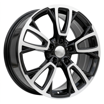 Alu kola Racing Line 7409, 17x7 5x112 ET47, černá + leštění
