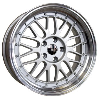 Alu kola Racing Line A1025, 17x8.5 5x120 ET34, stříbrná + leštění