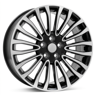 Alu kola Racing Line A1340, 18x8 5x108 ET50, černá + leštění