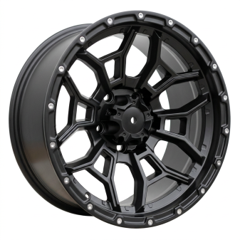 Alu kola Racing Line A1915, 15x8 6x139.7 ET-10, černá matná