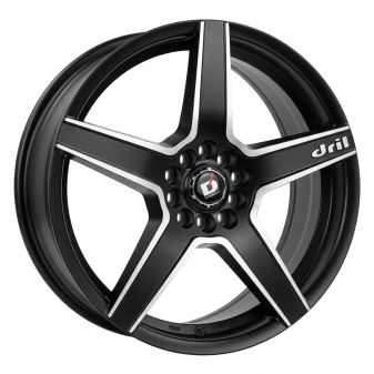 Alu kola Racing Line A5274, 18x8 10x105 ET35, černá matná + leštění
