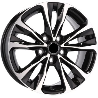 Alu kola Racing Line A5499, 17x7 5x100 ET40, černá + leštění