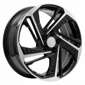 Alu kola Racing Line A5895, 18x7.5 5x114.3 ET50.5, černá + leštění