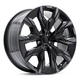 Alu kola Racing Line A5915, 20x8.5 5x112 ET28, černá + tmavé leštění (zátěžová)