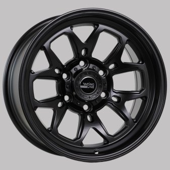 Alu kola Racing Line B1106, 17x9 6x139.7 ET-6, černá matná (zátěžová)