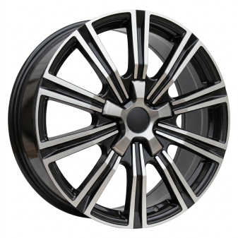 Alu kola Racing Line B1149, 18x8 5x150 ET50, černá + leštění