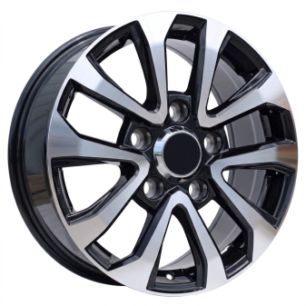 Alu kola Racing Line B1156, 18x8.5 5x150 ET40, černá + leštění