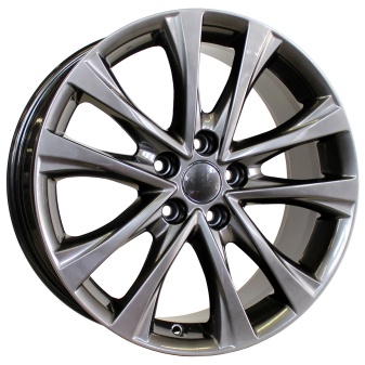 Alu kola Racing Line B1255, 18x7.5 5x114.3 ET45, titanová metalíza