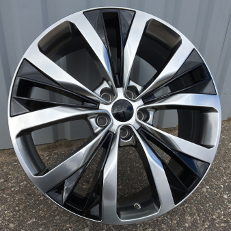 Alu kola Racing Line B1281, 20x8.5 5x108 ET45, titanová metalíza