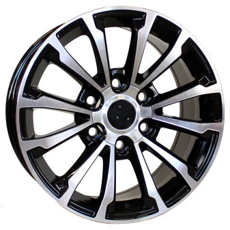 Alu kola Racing Line B1353, 22x9 6x139.7 ET30, černá + leštění (zátěžová)